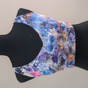 Athleta Solace Printed Bra D-DD+